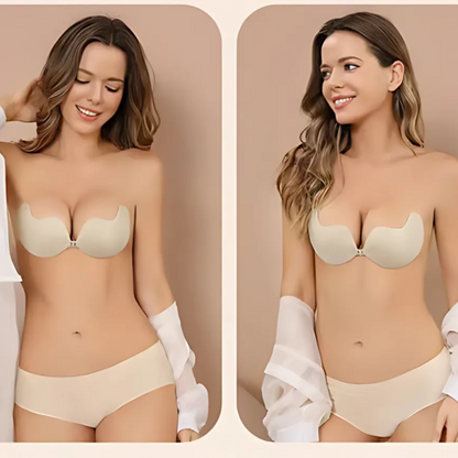 Icone™ PushBra 1+1 GRATIS: Zelfklevende Strapless Push-Upbeha