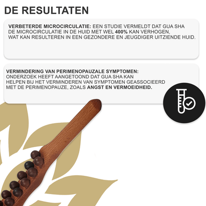 Shiva™ Gua Sha houten massagestaaf voor therapie en ontspanning