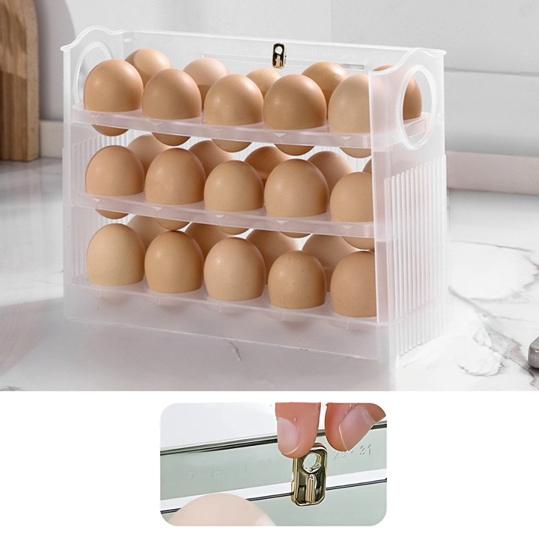 EggBox - Drie Lagen Self Rebound Eier Bewaardoos