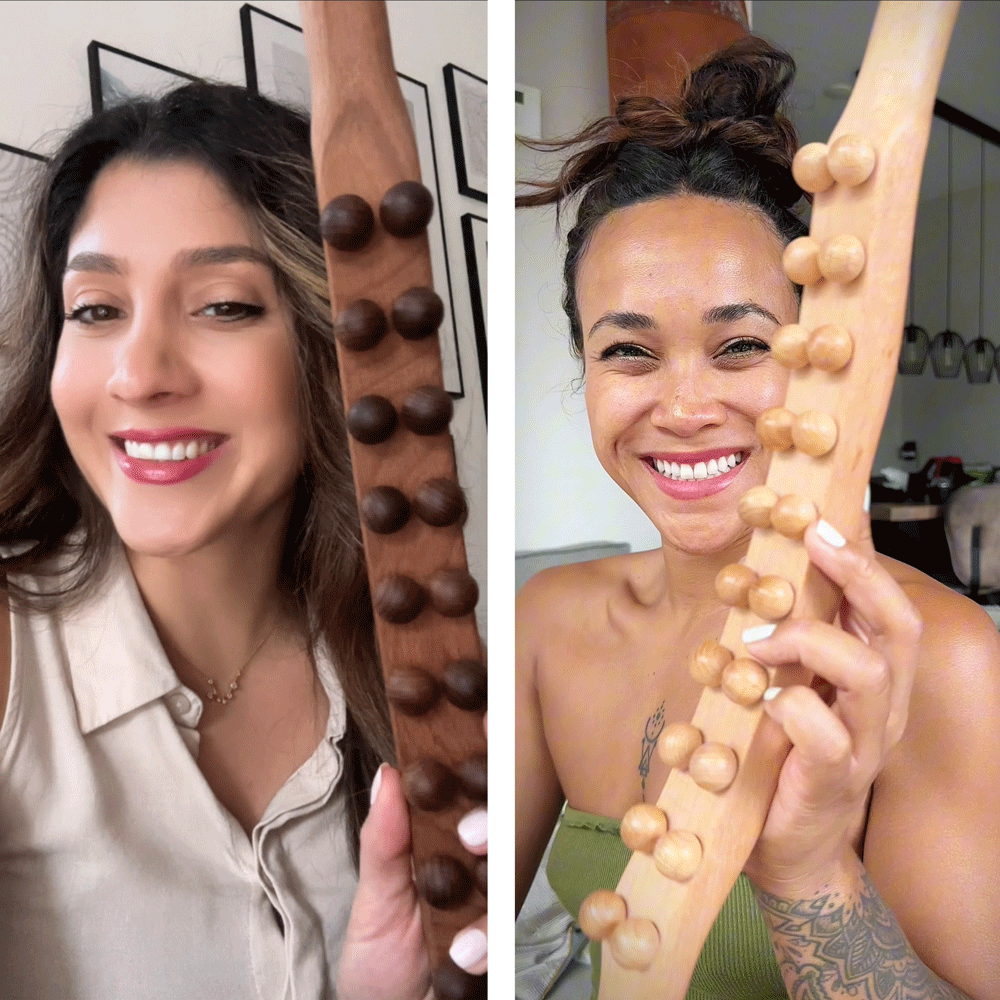 Shiva™ Gua Sha houten massagestaaf voor therapie en ontspanning