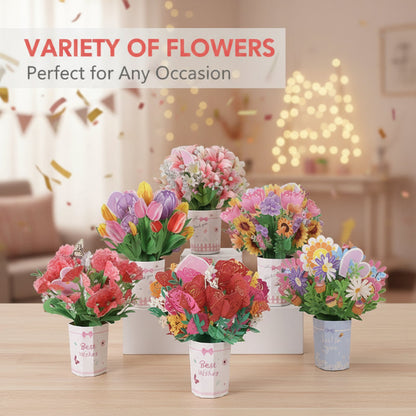 🏆35K+ SOLD! 🌼💌 Forever-Blooming 3D Flower Pop-Up Card– Personalized Love Message & Everlasting Bloom 🎁
